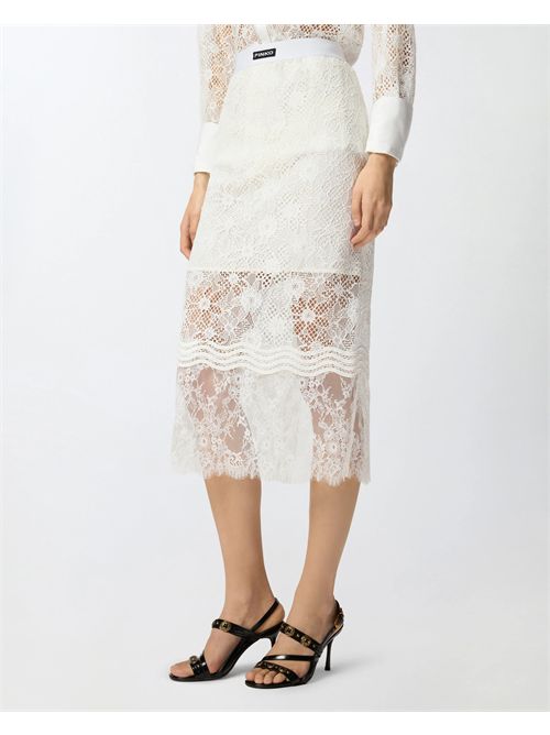 Gonna midi in pizzo con spacchetti PINKO | 106664A381/Z05